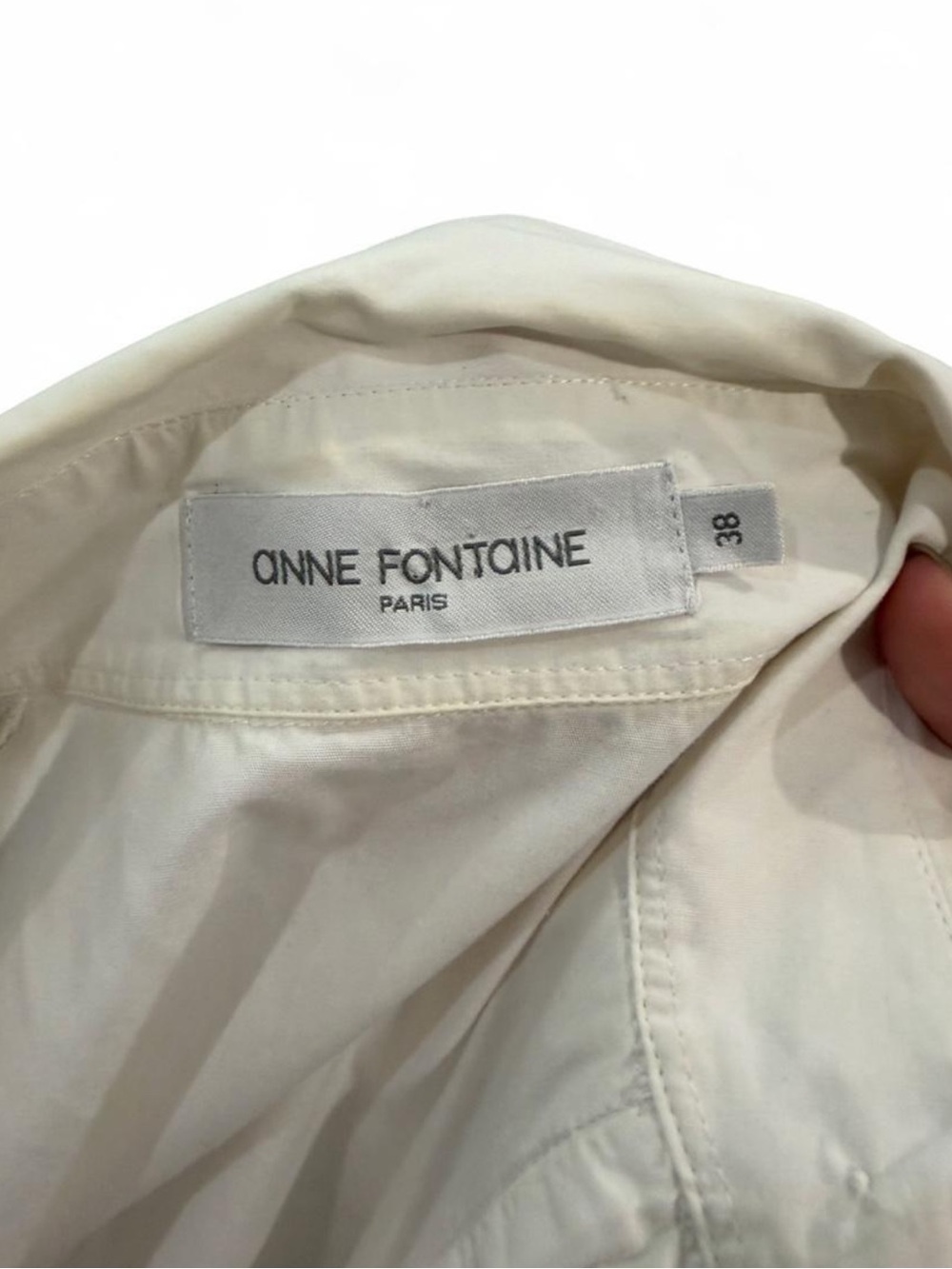 Anne Fontaine Paris FR 38 Button Down with Ruffles - Picture 7 of 10